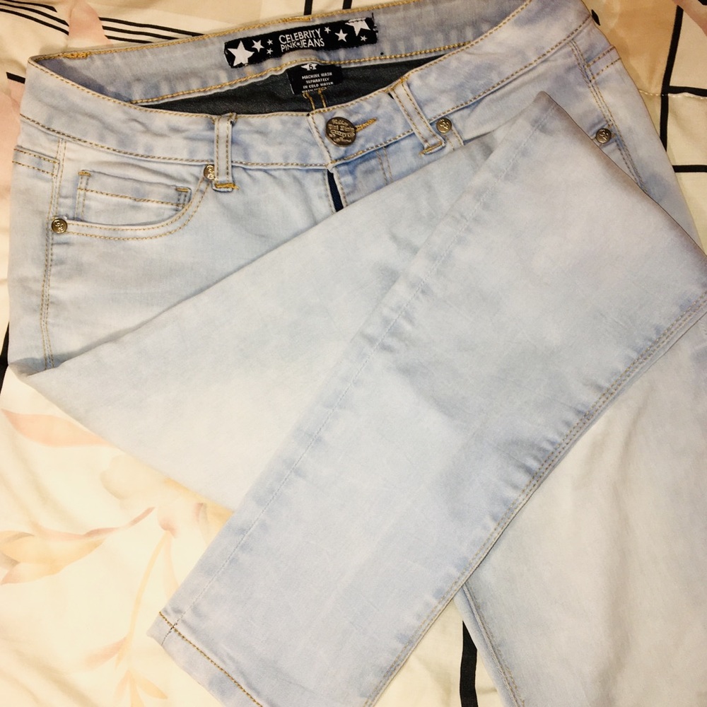 Celebrity Pink Light Wash Jeans